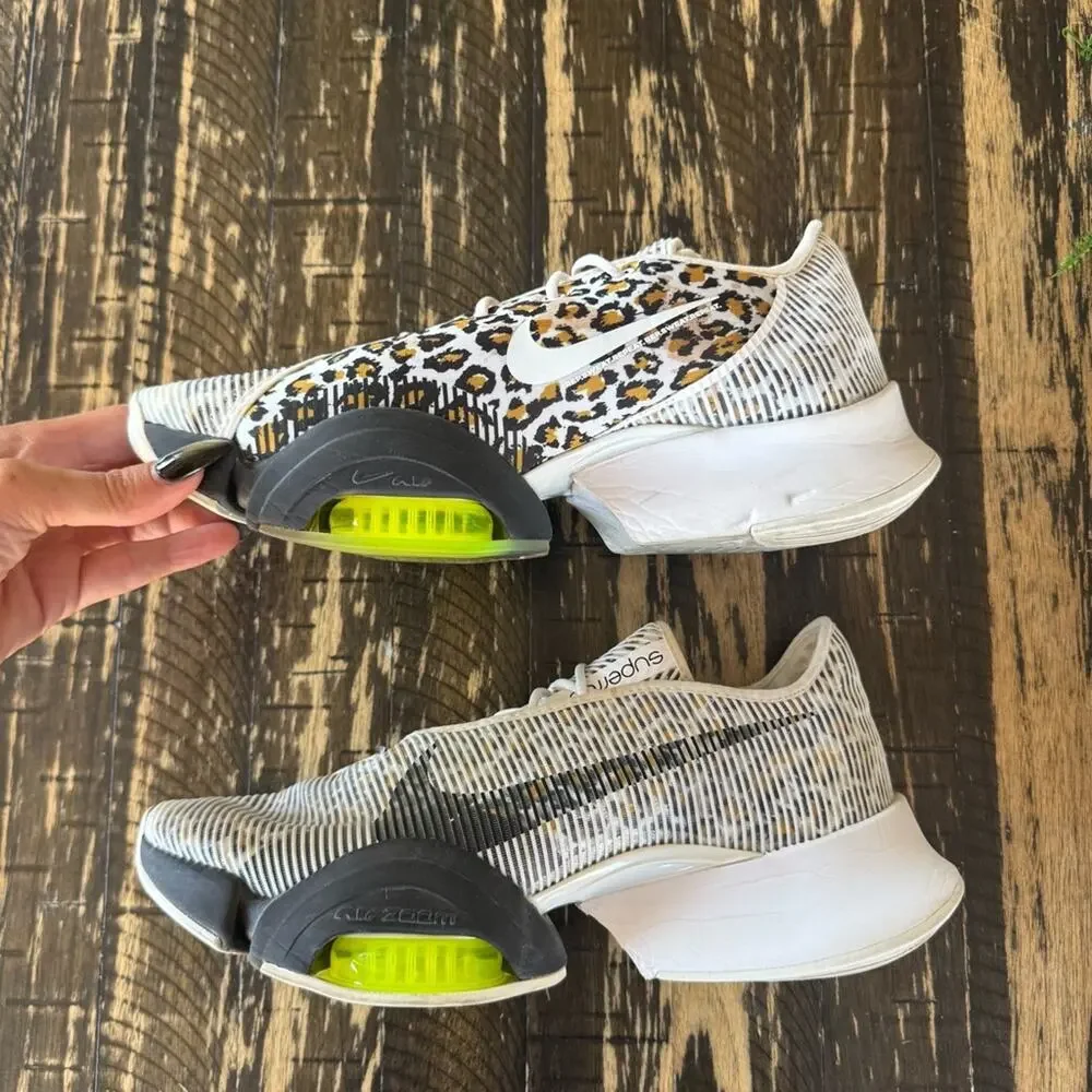 Nike - ZoomX SuperRep Leopard Print Trainers – Women’s 10.5 / Mens 9.5/ Mens 9.5